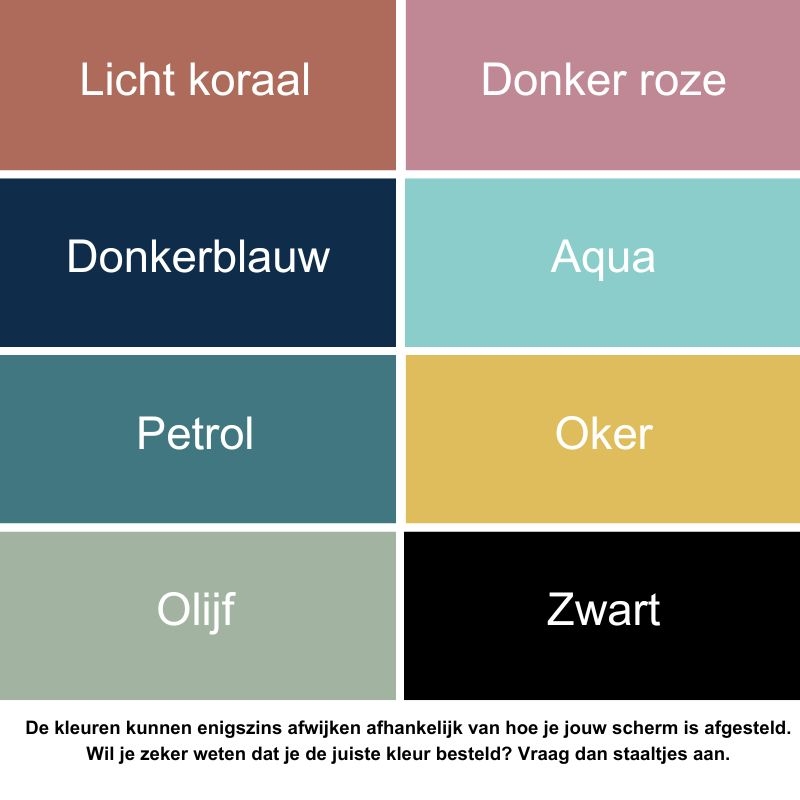 Korte wellnessjurk in 8 kleuren