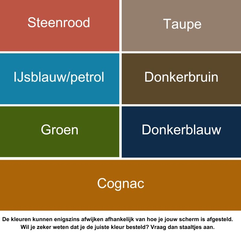 Flairbroek suedine in 7 verschillende kleuren